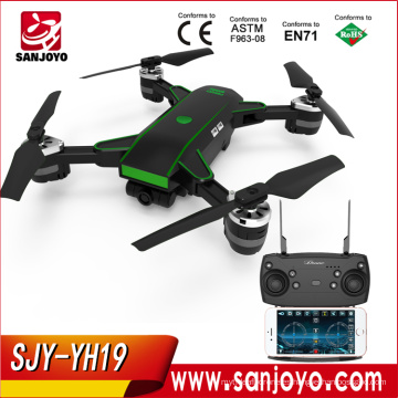 Nuevo Drone plegable de bolsillo YH-19 Drone plegable WIFI FPV con cámara gran angular de 2MP Modo de retención alta Drone plegable SJY-YH19